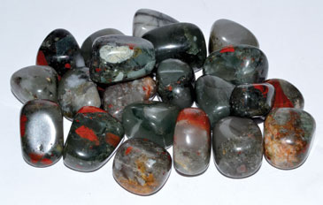 1 lb Bloodstone (Seftonite) tumbled stones