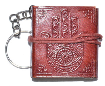 1 3/4" x 2" Hasma Hand journal key chain