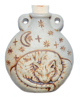 Cat Ceramic Oil Bottle